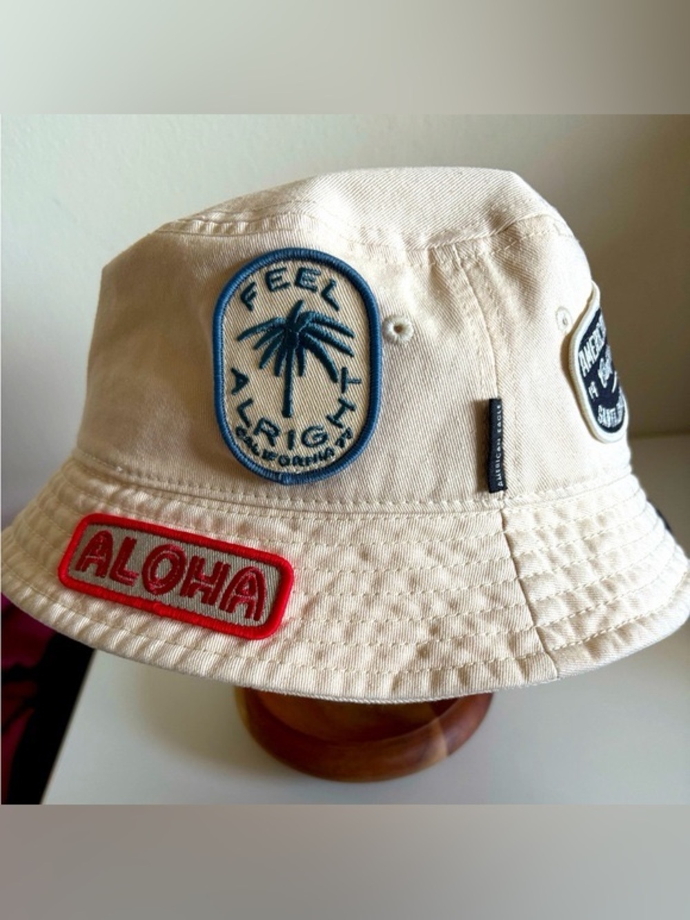 American Eagle Canvas Bucket Hat